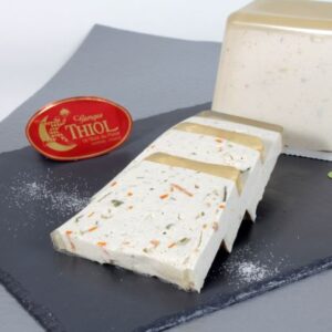 Terrine de Brochet et fondue de Poireaux