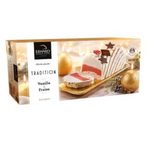Buche Vanille/Fraise